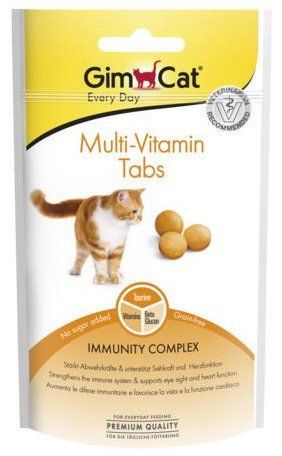 GimCat Германия Витамины Multivitamin - таблетки витаминизированные для кошек
