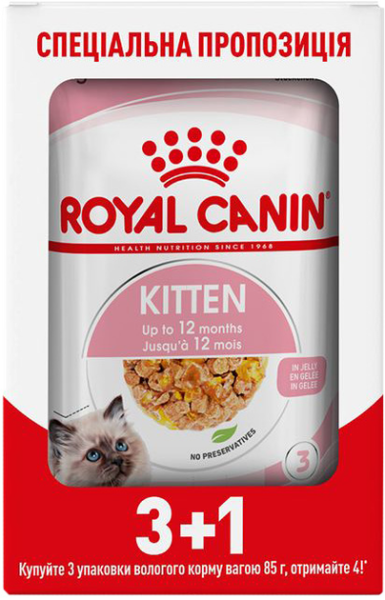 Влажный корм Royal Canin Польша для котят Instinctive 3+1