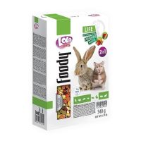 Корм LoLo Pets Польша для хомяков и кроликов, овощно-фруктовый