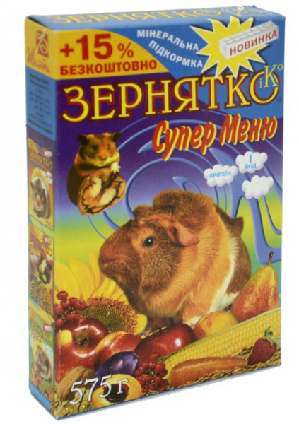Корм Зернышко Украина для грызунов Супер меню