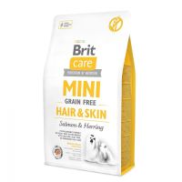 Сухой корм Care Brit Grain Free Mini Hair Skin для собак малых пород для кожи и шерсти с лососем и селедкой