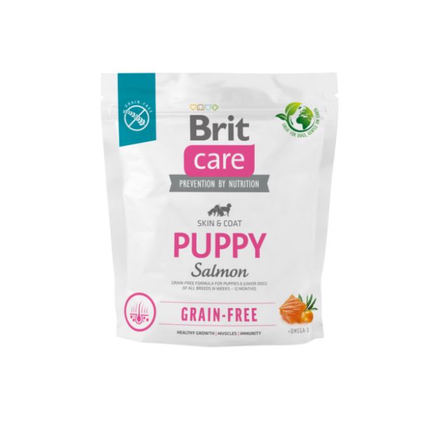 Сухий корм Brit Чехія Care Grain Free Puppy для цуценят з лососем