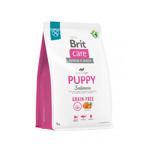 Сухой корм Brit Чехия Care Grain Free Puppy для щенков с лососем