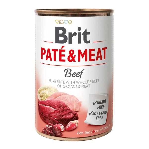 Влажный корм Care Brit Pate and Meat для собак с говядиной