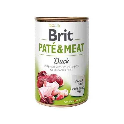 Влажный корм Care Brit Pate and Meat для собак с уткой