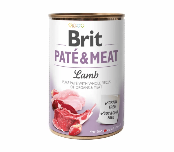 Влажный корм Care Brit Pate and Meat для собак с ягненком