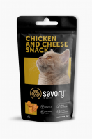 Лакомство Savory Чехия для привередливых кошек с курицей и сыром