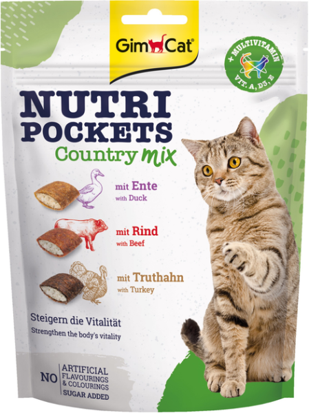 Ласощі GimCat Німеччина для котів Кантрі мікс