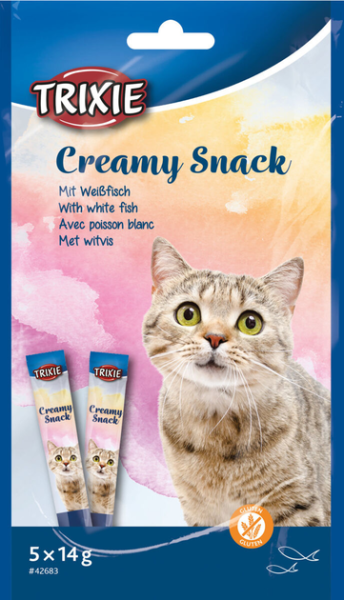 Ласощі Trixie Німеччина для котів Creamy Snacks Риба