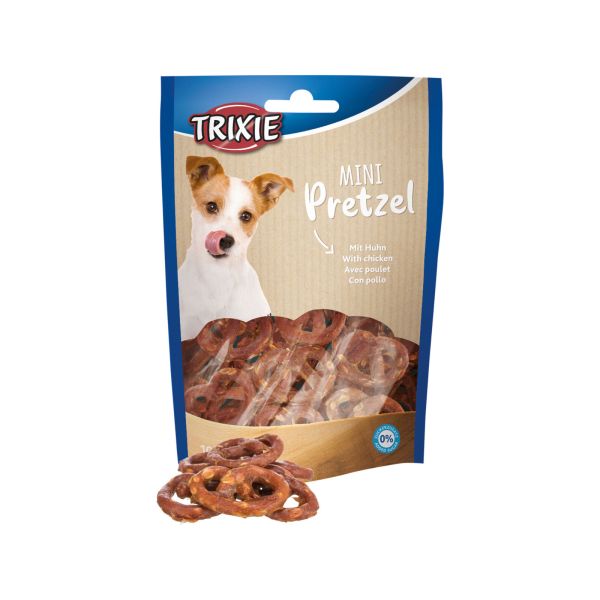 Лакомство Trixie Германия для собак Mini Pretzels крендель с курицей