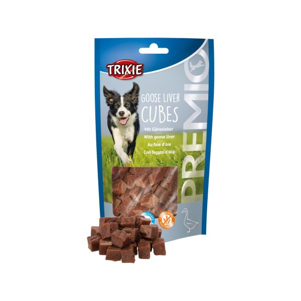 Лакомство Trixie Германия для собак Guse Liver Cubes с гусиной печенью
