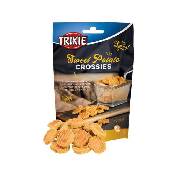 Лакомство Trixie Германия Лакомство для собак weet Potato Crossies с курицей и сладким картофелем