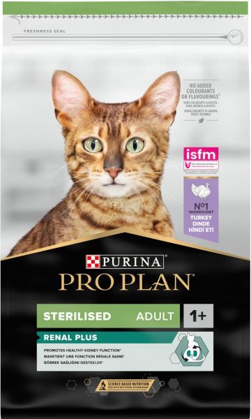 Сухой корм Pro Plan Purina Франция Sterilised для стерилизованных кошек с индейкой