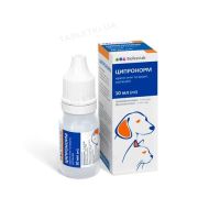 BioTestLab Украина Капли от отитов и конъюктивитов для собак и кошек Ципронорм