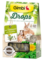 Лакомство GimBi Германия Дропсы для грызунов с одуванчиком