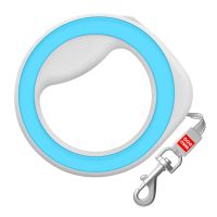 WAUDOG Украина Поводок-рулетка для собак R-leash, круглая, светоотражающая лента, голубой