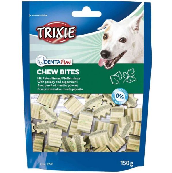 Лакомство Trixie Германия Лакомство для собак Denta Fun Chew Bites жевательные кусочки с петрушкой и мятой