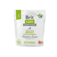 Сухой корм Brit Чехия Sustainable Adult Medium Breed для взрослых собак средних пород с курицей и насекомыми