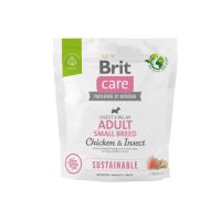 Сухой корм Brit Чехия для собак малых пород Sustainable с курицей и насекомыми