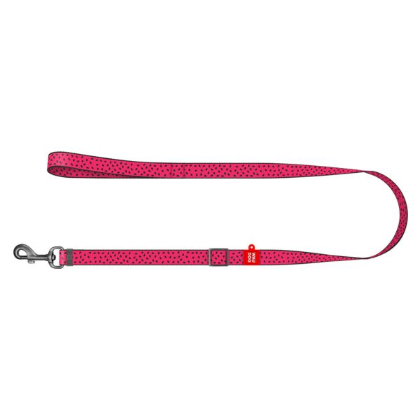 Collar Украина Поводок для собак из нейлона WAUDOG Nylon регулируемый, рисунок "Арбуз" размер