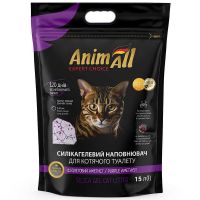 Наполнитель для лотков Силикагелевый AnimAll Китай "Фиолетовый Аметист"