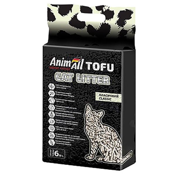 Наполнитель для лотков Тофу AnimAll Китай классик 2,6кг