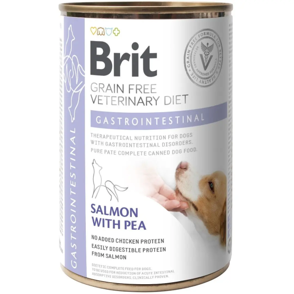 Вологий корм VetDiets Brit Grain Free Gastrointestinal для собак при проблемах шлунково-кишкового тракту