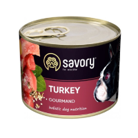 Влажный корм Savory Чехия для взрослых собак всех пород с индейкой
