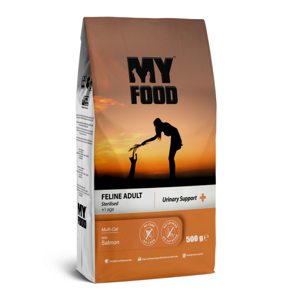 Сухий корм My Food Туреччина суперпреміум для дорослих котів з Лососем