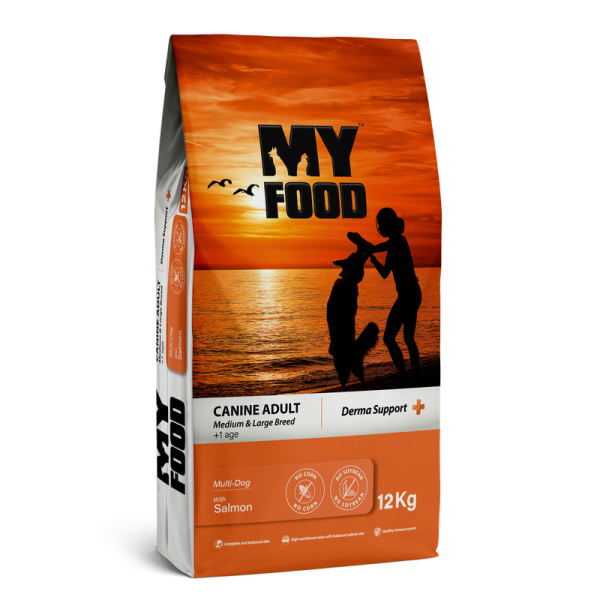 Сухий корм My Food Туреччина суперпреміум для дорослих собак середніх та великих порід з Лососем