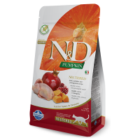 Сухой корм Farmina Сербия N&D Grain Free PUMPKIN для стерилизованных кошек с перепелом и газбузом