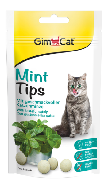 Ласощі GimCat Німеччина таблетки з котячою м'ятою Кет Мінітіпс