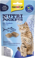Лакомство GimCat Германия для кошек Nutri Pockerts Fish с тунцом