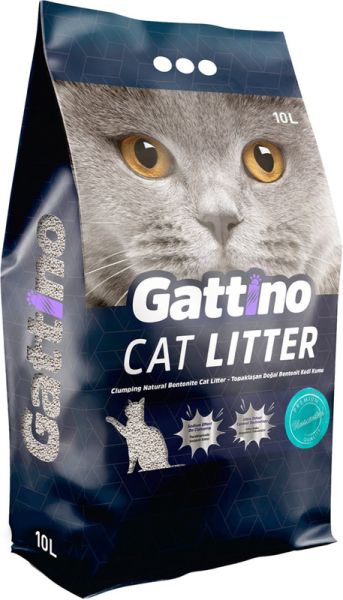 Наполнитель для лотков Бентонитовый Gattino Турция без запаха,
