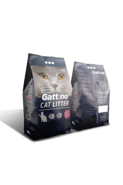 Наповнювач для лотків Бентонітовий Gattino Туреччина з ароматом дитячої присипки,