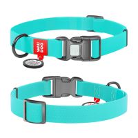 WAUDOG Украина Ошейник для собак водостойкий Waterproof c QR паспортом, светонакопительный, пластиковая пряжка-фастекс