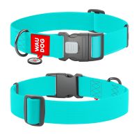 WAUDOG Украина Ошейник для собак водостойкий Waterproof с QR паспортом, светонакопительный, пластиковый фастекс