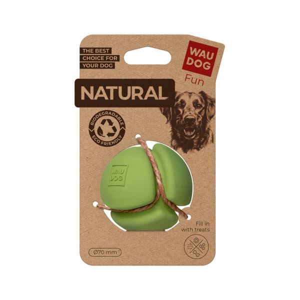 WAUDOG Україна Іграшка для собак Fun Natural Мяч, біорозкладна гума