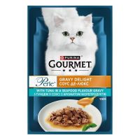 Влажный корм Gourmet Венгрия Perle Соус Де-Люкс для кошек с тунцом