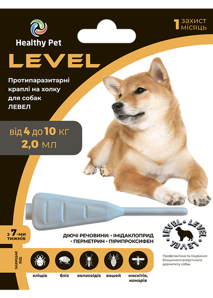 Капли Level Healthy Pet Украина для собак