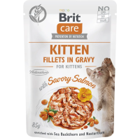 Влажный корм Care Brit для котят из филе лосося в соусе