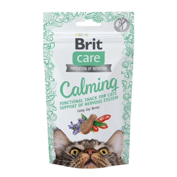 Ласощі Care Brit Calming для котів з заспокійливим ефектом з куркою