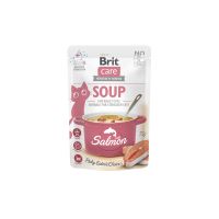 Влажный корм Care Brit для кошек суп с кусочками лосося