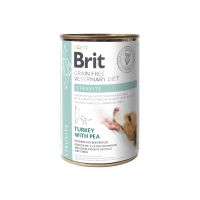 Влажный корм VetDiets Brit Grain Free Struvite для собак при лечении и для профилактики мочекаменной болезни с индейкой и горохом