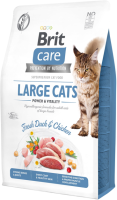 Сухой корм Care Brit Grain Free Large Power Vitality для взрослых кошек больших пород с уткой и курицей