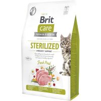 Сухой корм Brit Чехия Care Grain Free Sterilized Immunity Support для стерилизованных кошек со свининой