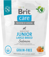 Сухой корм Care Brit Grain Free Junior Large Breed для молодых собак больших пород с лососем
