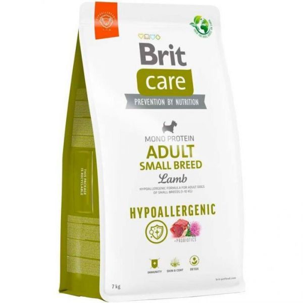 Сухой корм Care Brit Hypoallergenic Adult Small Breed для взрослых собак малых пород с ягненком