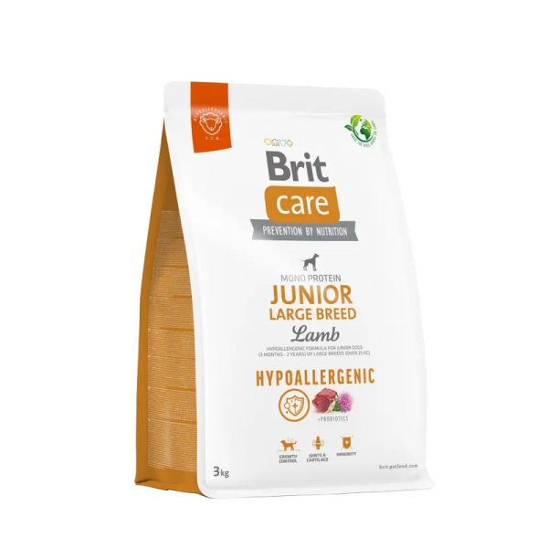 Сухой корм Care Brit Hypoallergenic Junior Large Breed для молодых собах больших пород с ягненком