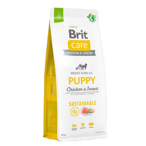 Сухий корм Care Brit Sustainable Puppy для цуценят з куркою та комахами